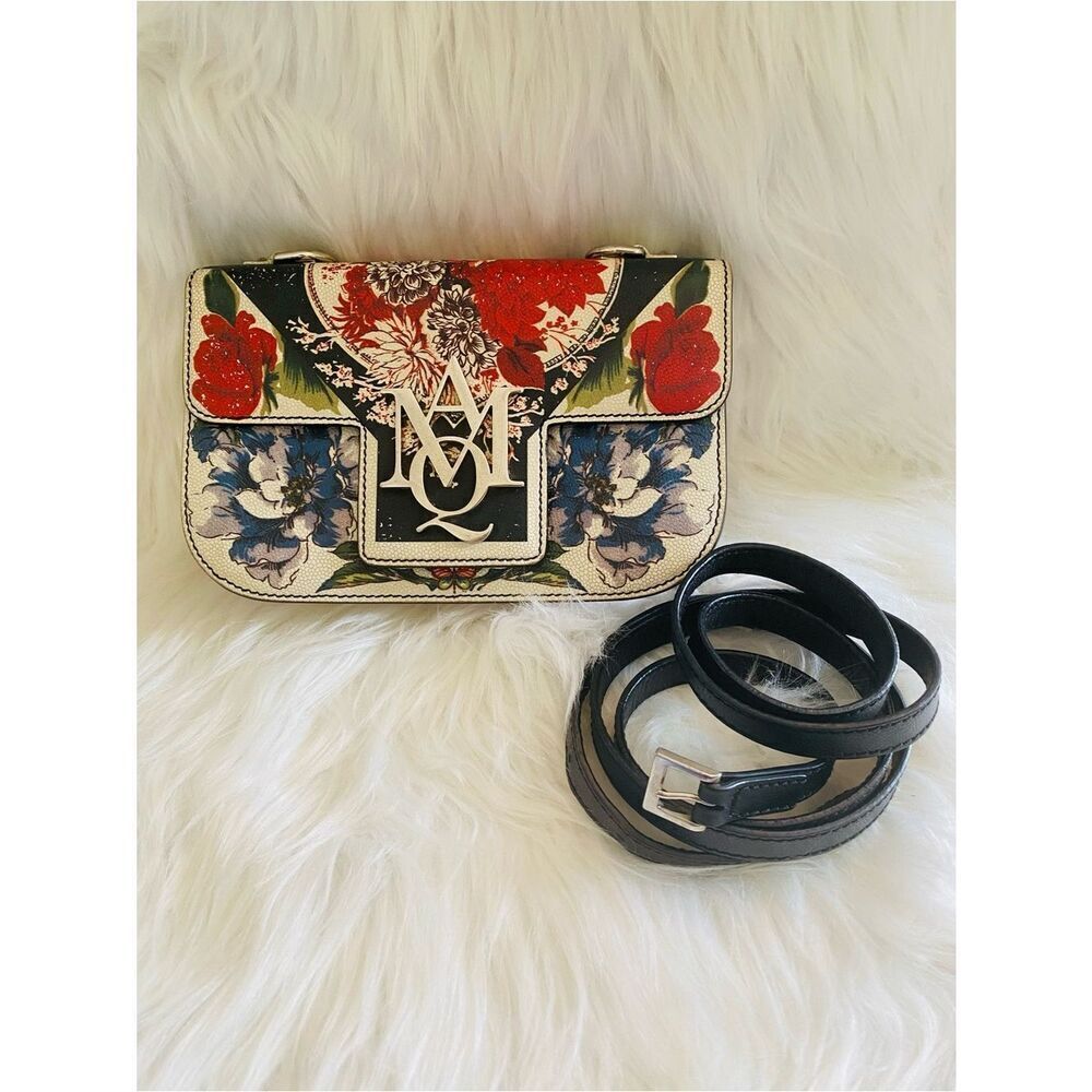 Alexander McQueen Insignia Crossbody Bag. Authentic.